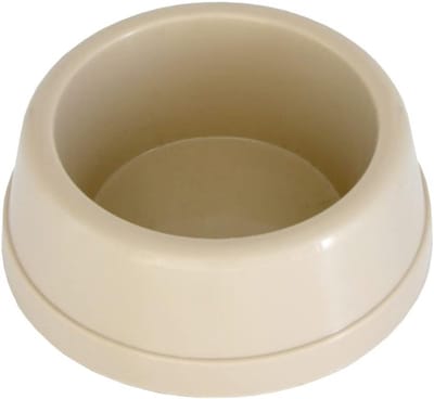 Voerbak Kleine Dieren - Voer en Water - Voedsel Serveren - Duurzame Productie - 8 cm Diameter - Beige