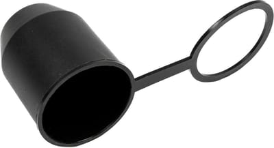 Benson Trekhaakdop met ring - PVC - zwart - 55 mm - krasbescherming