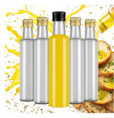 Bimberek DORICA - Glazen Flessen - 250ml - Dispenseer Dop - Transparant