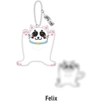 JYP Japan POPUP STORE 2025,Skzoo SAUNA Tassenhanger Geproduceerd door Stray Kids Bangchan white