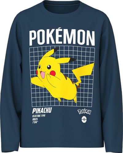 NAME IT - TKMPENGAS POKEMON NREG LS TOP NOOS SKY - Jongens - Lange mouwen shirts