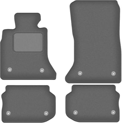 Grafiet automatten voor: BMW 5 F10 sedan (klittenband) (2010-2013)