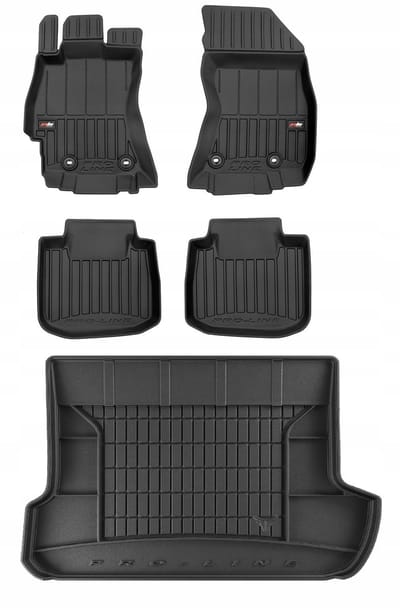 FROGUM ProLine Automatten + Kofferbakmat – Perfecte Pasvorm – Duurzaam & Geurloos TPE – SUBARU Outback V Kombi 2015-2020