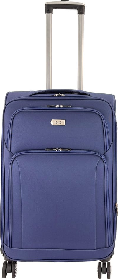 SB Travelbags Zachte bagage koffer – 68 cm – Expandable – Blauw