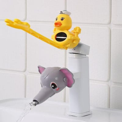 Waterkraan Kinderwasbak Verlengstuk Baby Handwaskraan Verlengstuk Uitloop Artefact Waterleiding Spatwaterdicht Cartoon