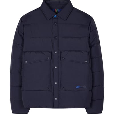 Paul Smith Fibre Down Jacket Very Dark Navy Maat: L | Lichte Jassen Outlet | Heren | Blauw