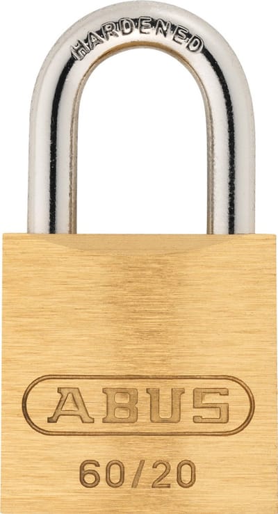 ABUS Hangslot mini 60/20 20mm messing
