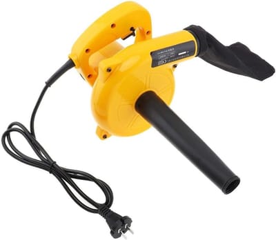 Elektrische Bladblazer - Stofzuiger Tuin - Tuin Schoonmaken - Krachtige Zuigkracht - 1.2L Zak - Geel