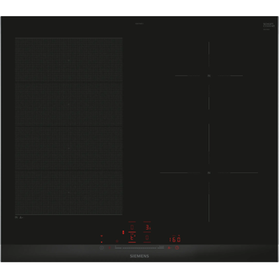 Siemens iQ700 EX675HEC1E kookplaat Zwart Ingebouwd 60 cm Inductiekookplaat zones 4 zone(s)