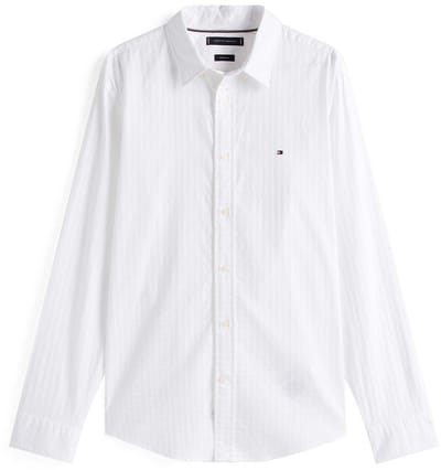 Tommy Hilfiger Overhemd Dobby Structuur Rf S - Fashion Wear - Volwassen
