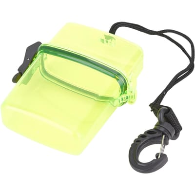 Plastic Transparante Onderwater Kajak Verzegeldoos met Touwhaak voor Surfen Kano Kajak Geel