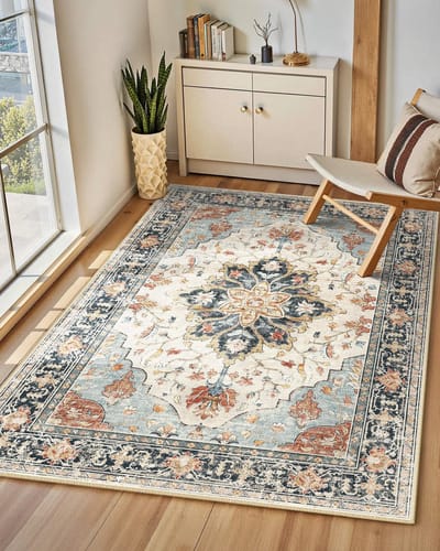 Azomor® Stijlvol boho tapijt met printpatroon voor elke woonruimte