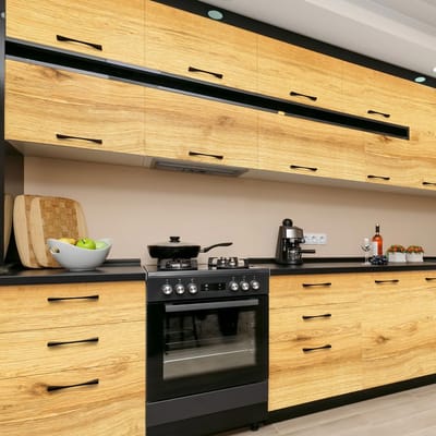 Zelfklevende vinylfolie op rol, per meter verkocht - Afwasbare sticker voor keukenmeubels, kasten en deuren - Warschau hout - 60x200cm