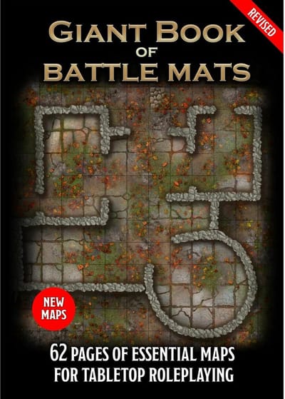 Giant Book of Battle Mats Vol-1 Revised - Roleplaying Game - RPG - Engelstalig - Loke Battle Mats