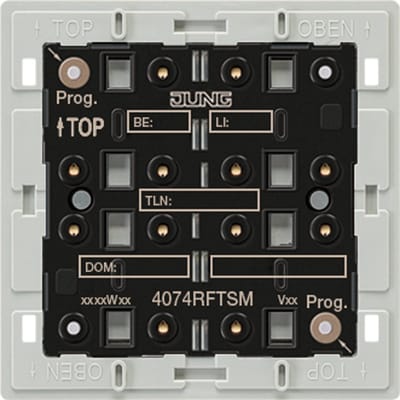 Jung KNX RF radio-wandsender-module, 4-voudig, F40 4074 RF TSM
