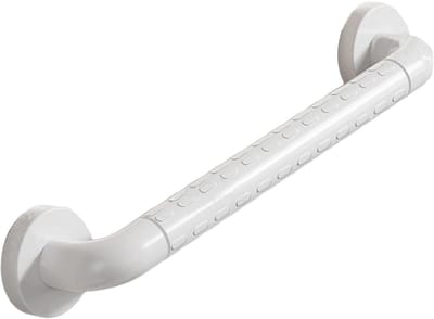 Douchebeugels Antislip - Veiligheidsgrepen Badkamer - Extra Ondersteuning - Eenvoudige Montage Zonder Boren - 40cm Lengte - Wit