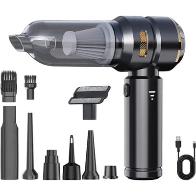 4 in 1 Persluchtstofzuiger 3 Versnellingen Instelbaar 80.000RPM 6000mAh Oplaadbare Batterij Handheld