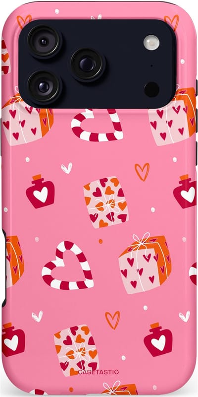 Casetastic hoesje geschikt voor Apple iPhone 17 Pro Max - MagSafe - Dubbellaagse bescherming - Zoete Liefde Roze - Fashion Case - Lichtroze Koraal