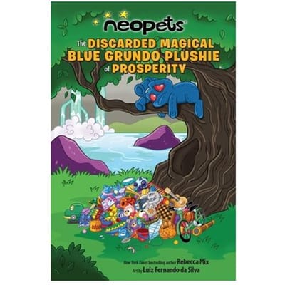 Neopets De Weggegooide Magische Blauwe Grundo Knuffel van Welvaart door Rebecca Mix Paperback Boek 9781524880613