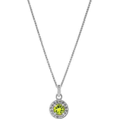 Orphelia 'Bristol' Dames 925 Sterling Zilveren Hangertje met Ketting - Zilver ZH-7579/G