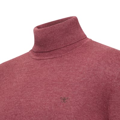 Cappuccino Italia - Heren Trui Trento Coltrui - Rood - Maat XXL
