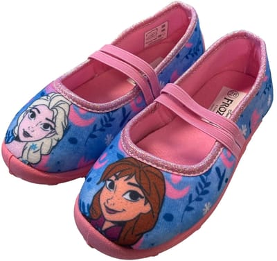 Frozen - Pantoffels kinderen voor meisjes - Anna en Elsa Sloffen kind ballerina - Schoenen van 2 tot 8 jaar - Maat 24 - Roze