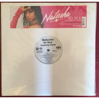 12-inch plaat NATASHA, CLIPSE - So Sick 88697067061 Jive, Zomba Lab 2007 VS Rap & Hip-Hop/R&B Gebruikt gray