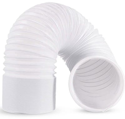 LISM-2 meter lange slang voor draagbare airconditioner, 15 cm diameter afvoerslang voor airconditioner, linksdraaiende afvoerpijp voor airconditioner, verlengbuis voor afvoerkanaal van draagbare airconditioner