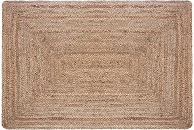 MISOU Jute - Vloerkleed - Rechthoek - Gewoven - Vintage - Beige - 60 x 90 cm - MELY
