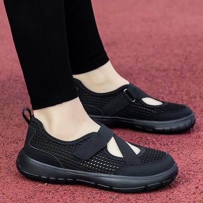 Sneakers Dames Brede Barefoot Schoenen Dames Zero Drop Minimalistische Sneakers Kunstmatige Trail Wandelschoenen Dames Casual Hardloopschoen 35 beige