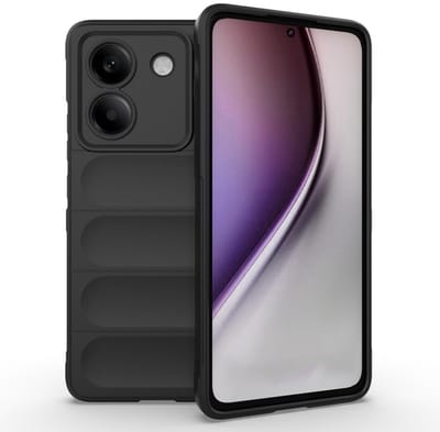 Coverup Hoesje - Geschikt voor Xiaomi Poco M7 Pro 5G Hoesje - Coverup Hands-On Rugged Back Cover - Zwart
