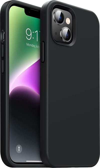 Hoesje geschikt voor iPhone 14 Plus - Hoesje Backcover geschikt voor iPhone 14 Plus - Zwart