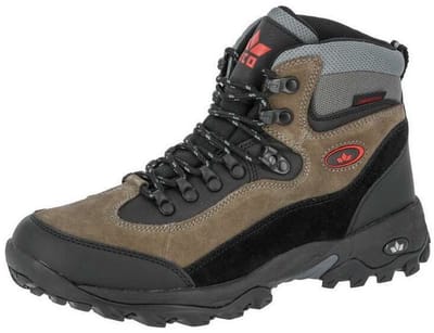 Lico Wandelschoenen Milan Heren Suède Grijs/bruin Maat 37