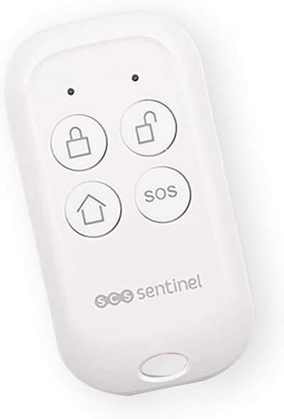 Afstandsbediening Alarm - Extra Zender - Huis Beveiligen - 80 Meter Bereik - 37 x 70 mm - Wit