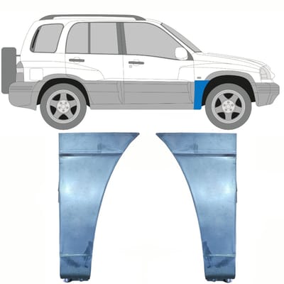 Reparatiepaneel voorspatbord voor Suzuki Grand Vitara 1997-2005 / Links + Rechts
