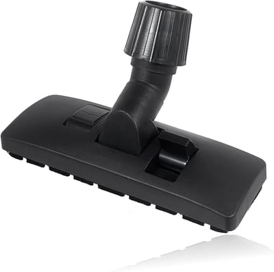 Stofzuiger Pedaalborstel - Combinatie Vloergereedschap Dubbele Borstelkop - Grondig Reinigen - Voetbediende Borstelharen - 32 mm/35 mm - Zwart