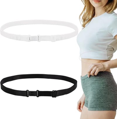 Verstelbare Crop Tuck Band met Elastische Tailleband voor het Tucken van Truien en Tops, Ideaal voor Stijlverandering en Comfort