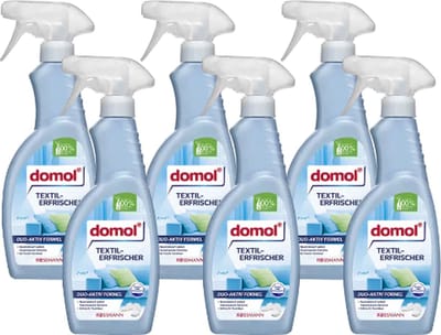 Domol Textielverfrisser Spray - Fresh - VOORDEELVERPAKKING | 6x 500ml | Verwijdert nare geuren