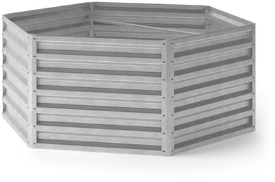 OK-Living Hoogbed – 129 x 129 cm Zilver