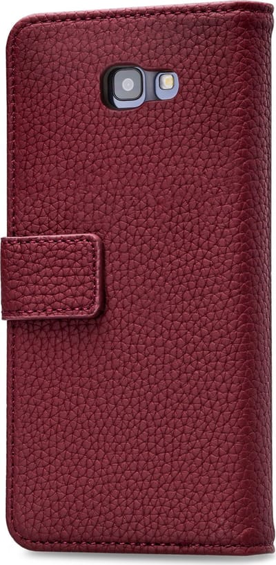 Mobilize Telefoonhoesje geschikt voor Samsung Galaxy J4 Plus Hoesje | Mobilize Elite Gelly Bookcase | Pasjeshouder voor 3 Pasjes | Telefoonhoesje voor Pinpas / OV Kaart / Rijbewijs - Bordeaux Rood