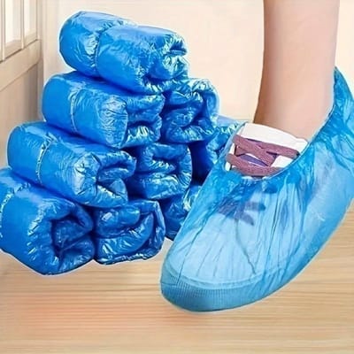 100 pièces de couvre-chaussures jetables, pantoufles de voyage et d'hôtel propres et hygiéniques 36