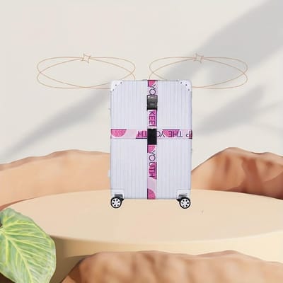 1PC Trolley Box Anti-Explosion Fixe Emballage Corde Réglable Bagages Protection Corde Voyage Boîte Emballage Ceinture Sangle Fixe With password payment