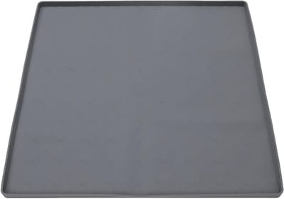 Wasmachine Droger Bovenklep - Apparaat Beschermmat - Apparaten Beschermen - Verhoogde Lekvrije Randen - 60 x 60 cm - Grijs