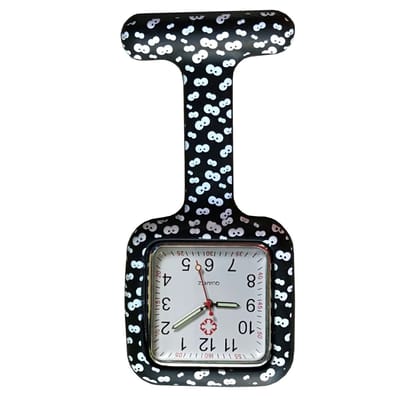 Fako® - Verpleegstershorloge - Zusterhorloge - Verpleegster Horloge - Siliconen Vierkant Print - Booh!