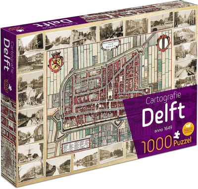 Cartografie Delft (1000) - Tucker's Fun Factory Legpuzzel