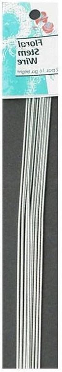 Bloemen Binddraad - Bloemisten Draad - Bloemen Schikken - Stofommanteld - 15 Stuks - Wit