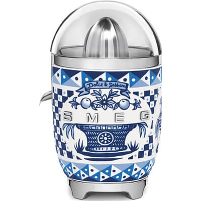 SMEG Dolce & Gabbana Citruspers Blu Mediterraneo Citruspers, Handmatige druk, Gedecoreerd/ Speciaal, Jaren 50, Blu Mediterraneo