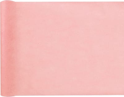 Santex Tafelloper op rol - zalmroze - 30 cm x 10 m - non woven polyester