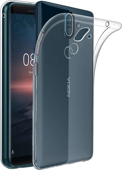 ebestStar - Hoes geschikt voor Nokia Nokia 8 Sirocco, Back Cover, Beschermhoes anti-luchtbellen hoesje, Transparant