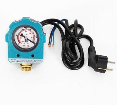Drukregelschakelaar - Pompbesturing Regelaar - Waterpompen Automatiseren - Twee-in-één Design - NPT1/2 Inch - Blauw